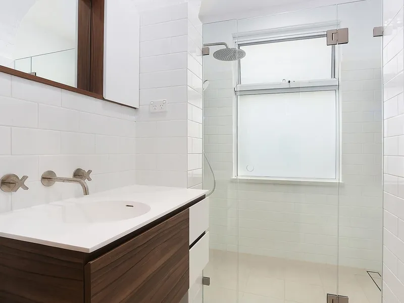 Bathroom in a remedial building project in Birchgrove.