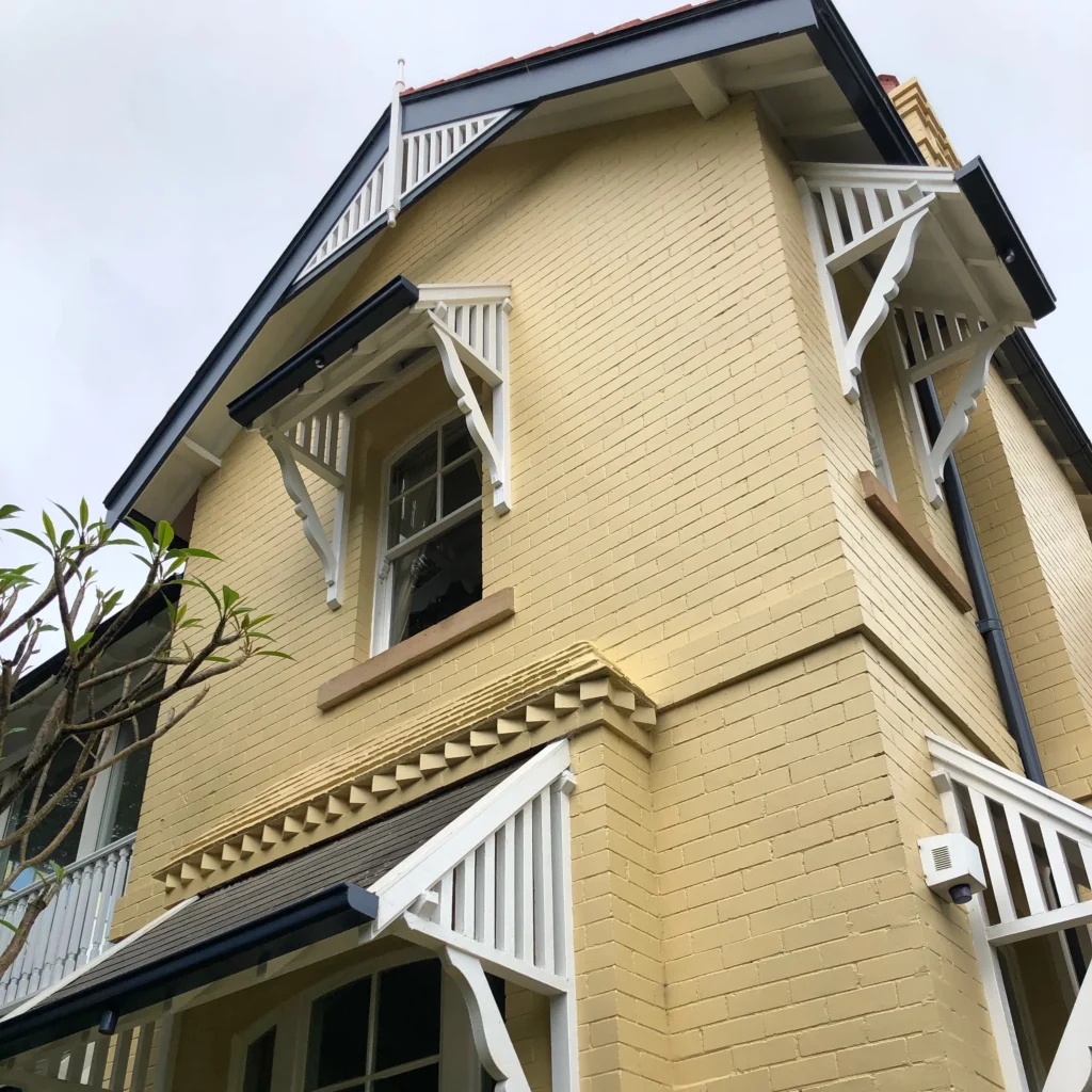 Exterior of a remedial project in Chatswood by Canstruct Builders.